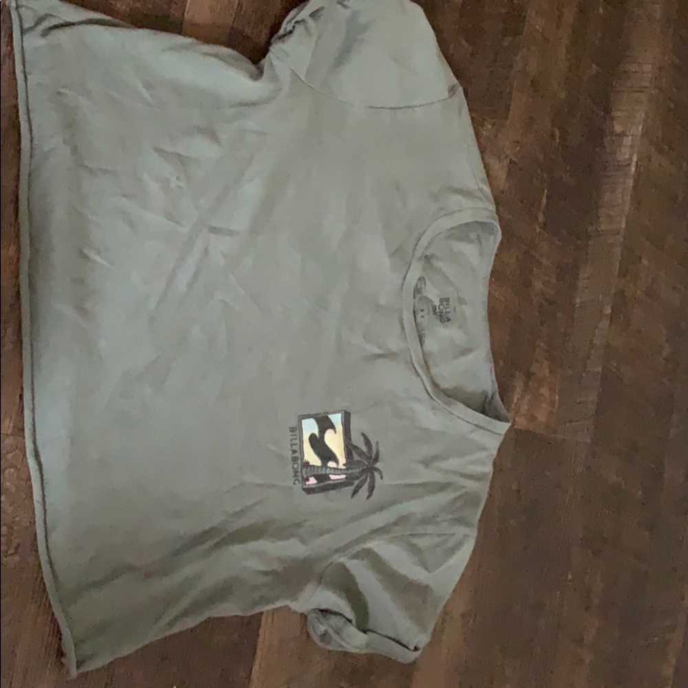 Billabong green crop top!